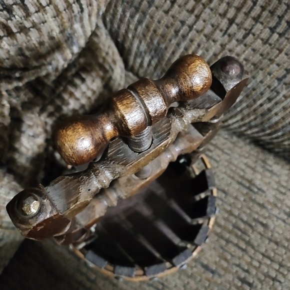 Vintage Wooden Nutcracker Wishing Well 11x6in Rustic Cottage core Country Clean - Picture 2 of 7